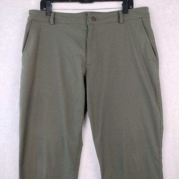 The North Face Men City Standard Modern Fit Pant Size 36x32 Green Hiking Stretch - Picture 2 of 15